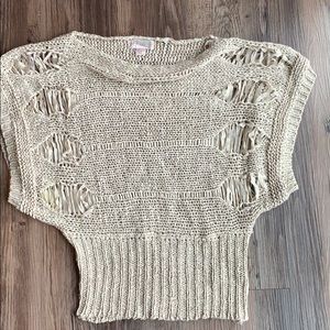 Forever 21 cute Dolman Crop Sweater